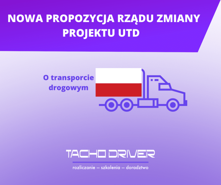 Nowa propozycja rządu zmiany projektu UTD