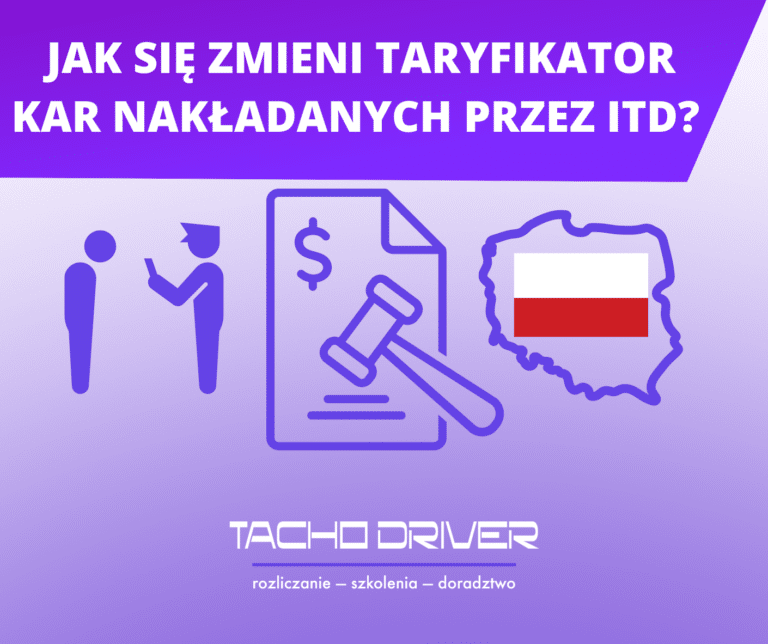 Jak się zmieni taryfikator kar nakładanych przez ITD ?