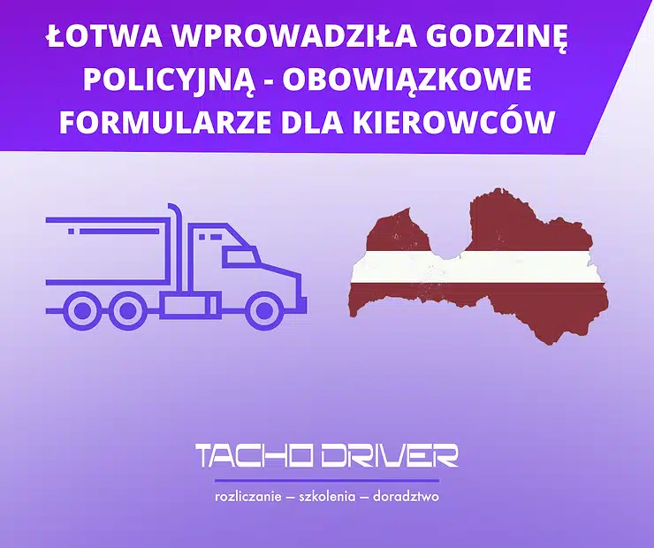 Łotwa wprowadziła godzinę policyjną – obowiązkowe formularze dla kierowców