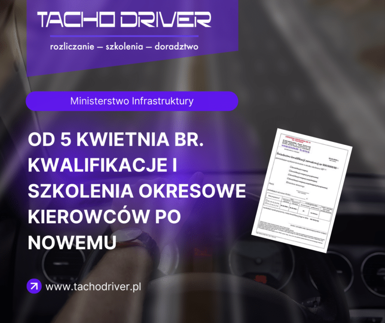 Kwalifikacje i szkolenia okresowe kierowców po nowemu