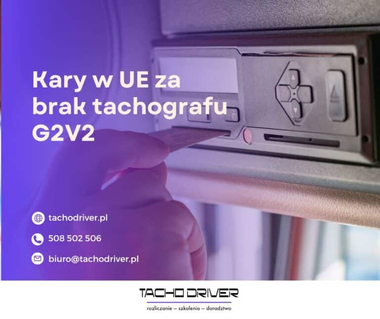 Kary w&nbsp;UE za&nbsp;brak tachografu G2V2